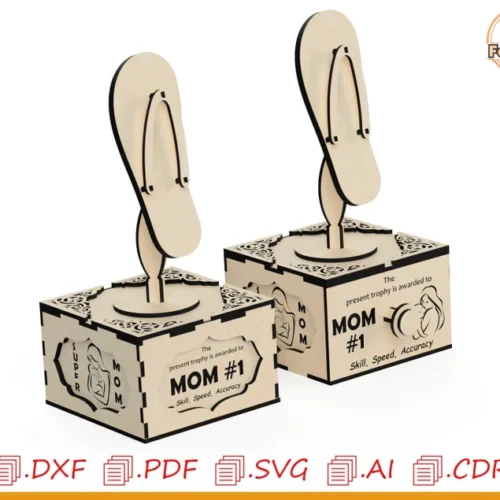 Caja Unica Con Diseno De Sandalia Para Mama Creativo Digital